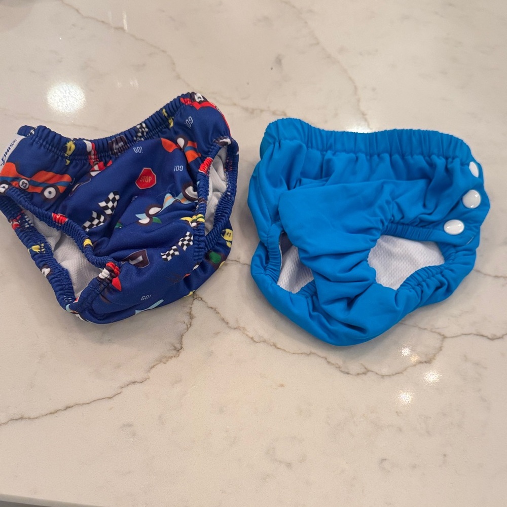 Pair of Reusable Baby Swim Diapers